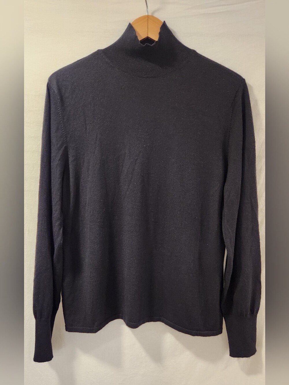 Pamela Dennis Private Client Group Cashmere Silk Blend Mock Turtleneck Size XL